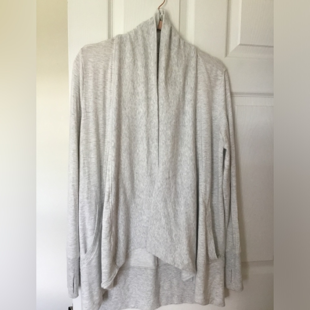 Athleta Light Gray Women's Cowl Neck Sweater